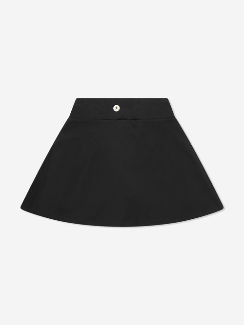 Danskin Girls Cross Front Tennis Skort in Black