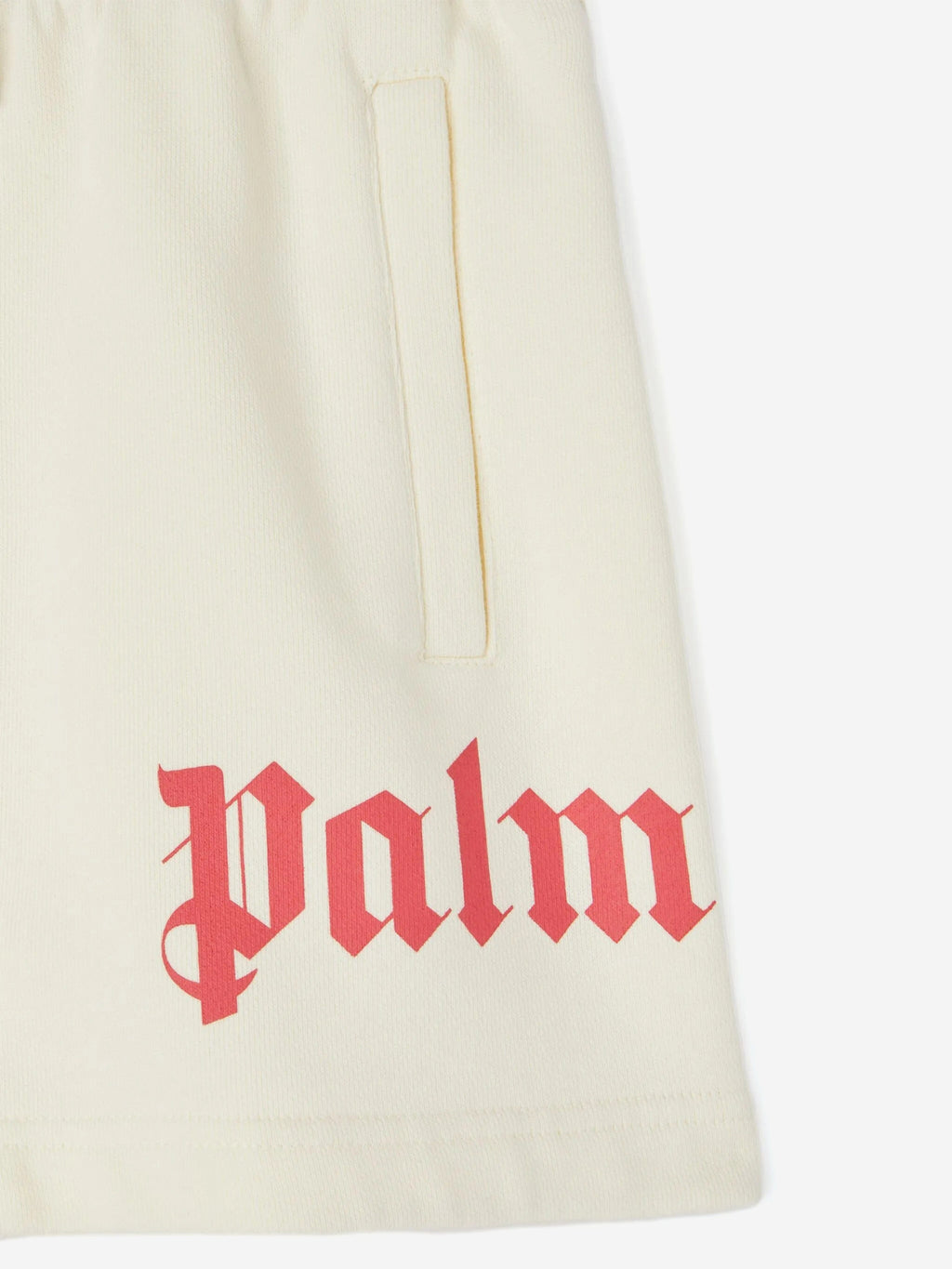 Palm Angels Girls Classic Overlogo Sweat Skirt in Ivory
