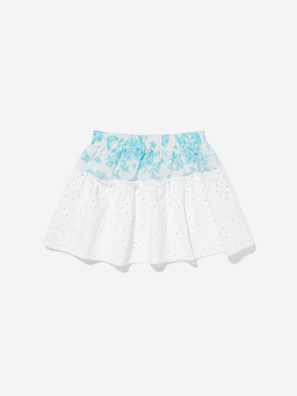 Selini Action Girls Butterflies Skirt in White